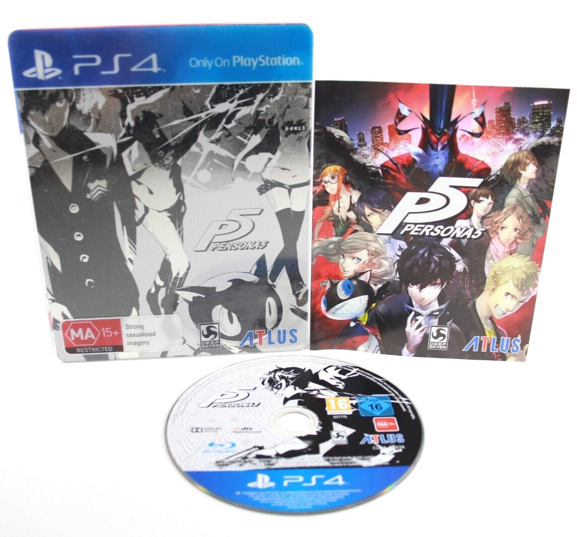 P5: Persona 5 - Steel Book Edition  - PlayStation 4 (PS4) [PAL] - WITH WARRANTY