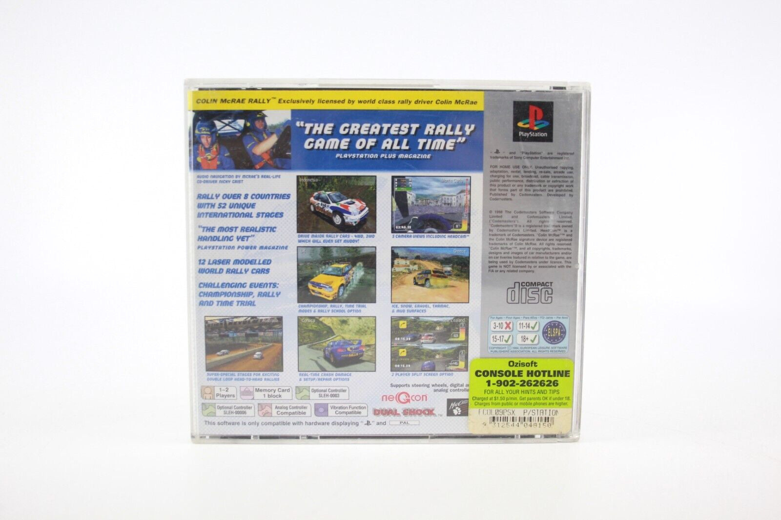 V-Rally [Platinum] - PlayStation 1 (PS1) [PAL] - WITH WARRANTY