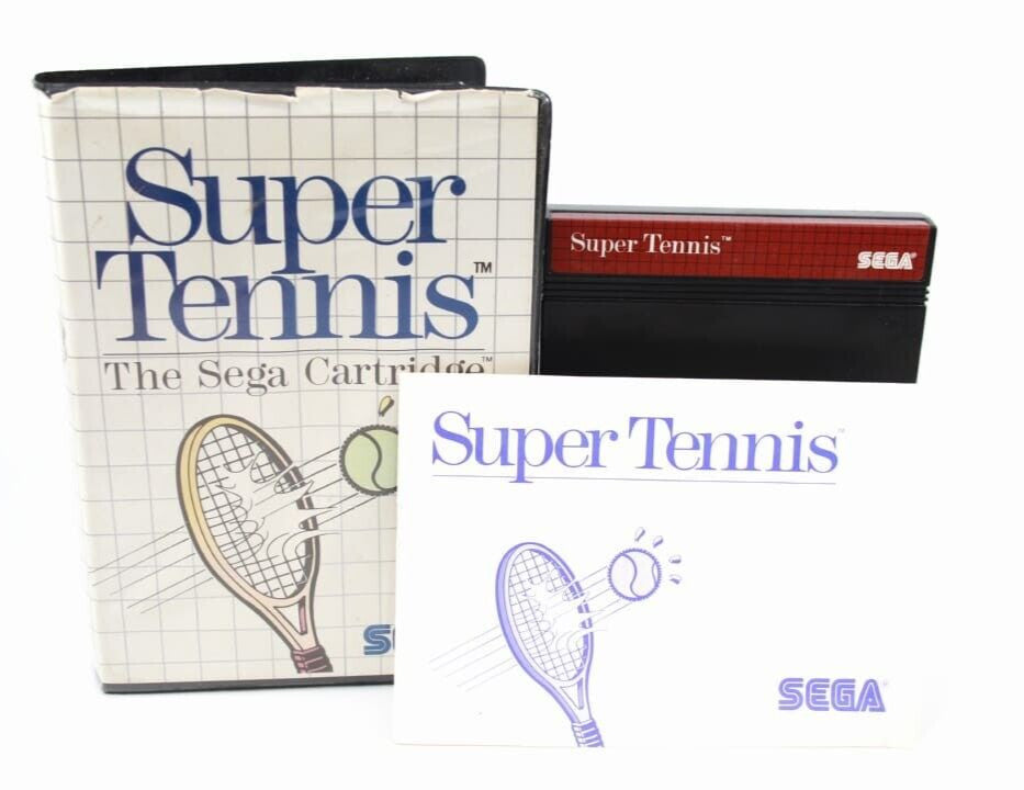 Super Tennis - SEGA Master System [PAL] WITH WARRANTY
