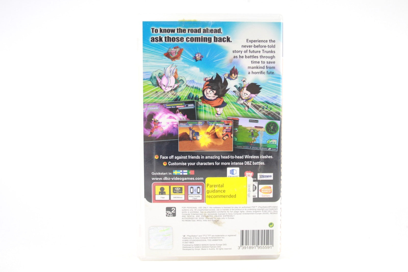 Dragon Ball Z Shin Budokai 2 - PlayStation Portable (PSP) [PAL] - WITH WARRANTY