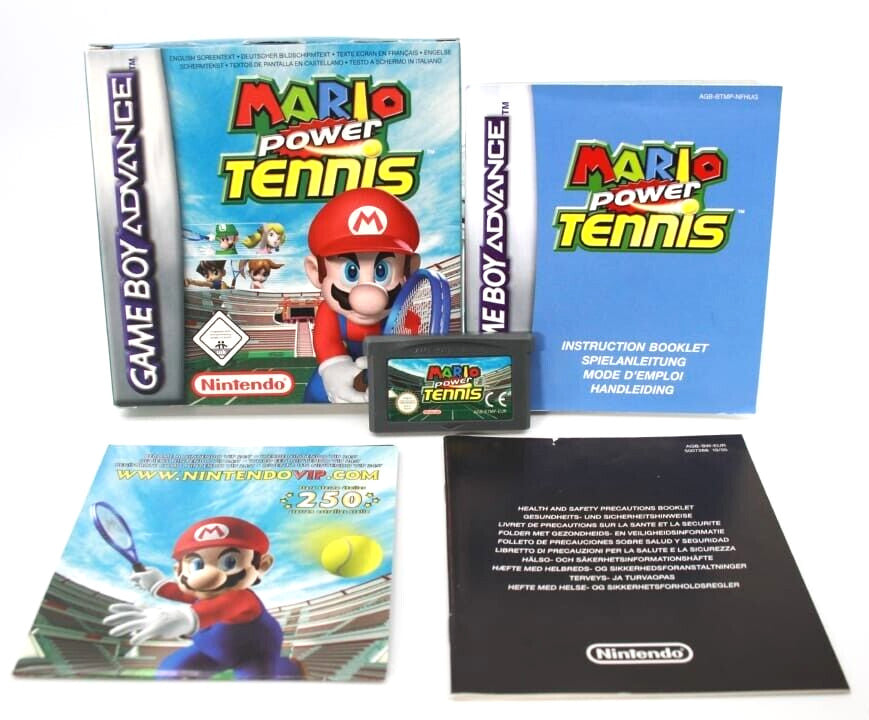 Mario Power Tennis - Nintendo Game Boy Advance (GBA) [PAL] WITH WARRANTY