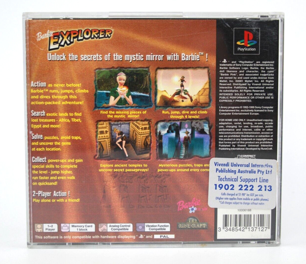 Barbie Explorer - PlayStation 1 (PS1) [PAL] - WITH WARRANTY