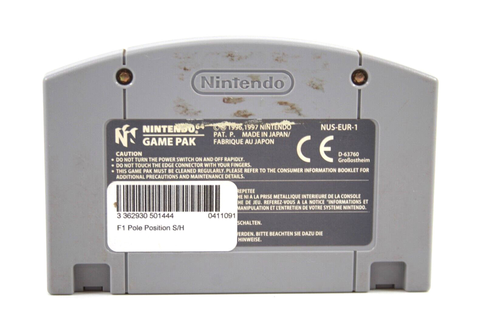 F1 Pole Position 64 [CART ONLY] - Nintendo 64 (N64) [PAL] WITH WARRANTY