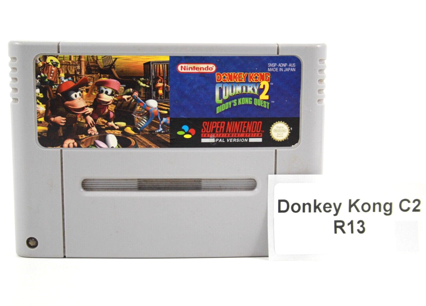 Donkey Kong Country 2: Diddy's Kong Quest - [NEW SAVE BATTERY] (SNES) [PAL]