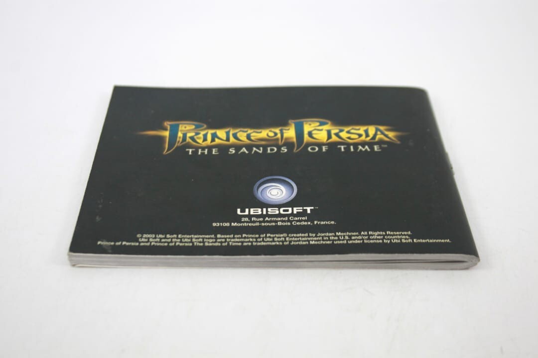 Prince of Persia The Sands of Time Nintendo Game Boy Advance (GBA) *MANUAL ONLY*