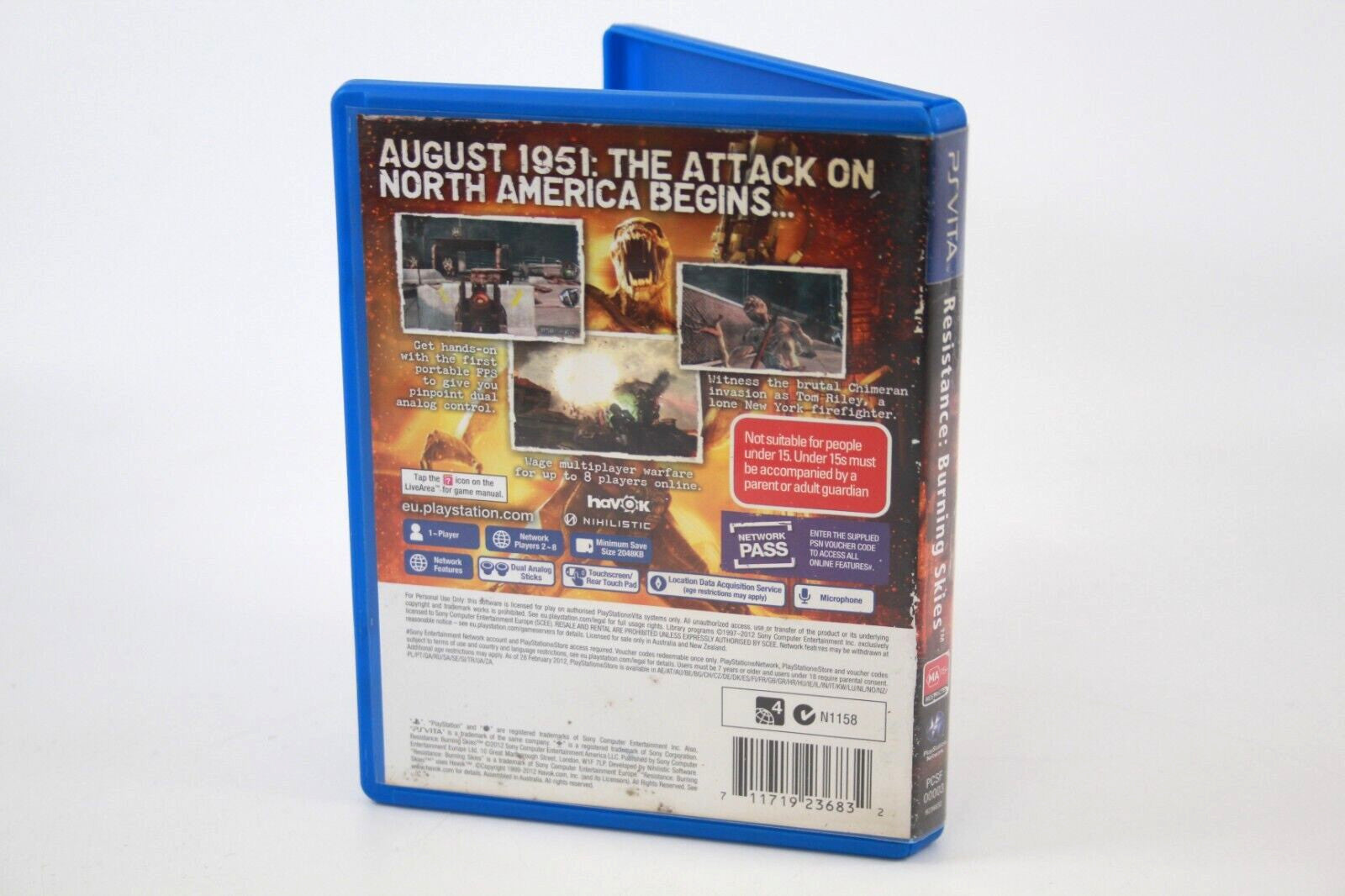 Resistance: Burning Skies - PlayStation PS Vita [PAL] - WITH WARRANTY