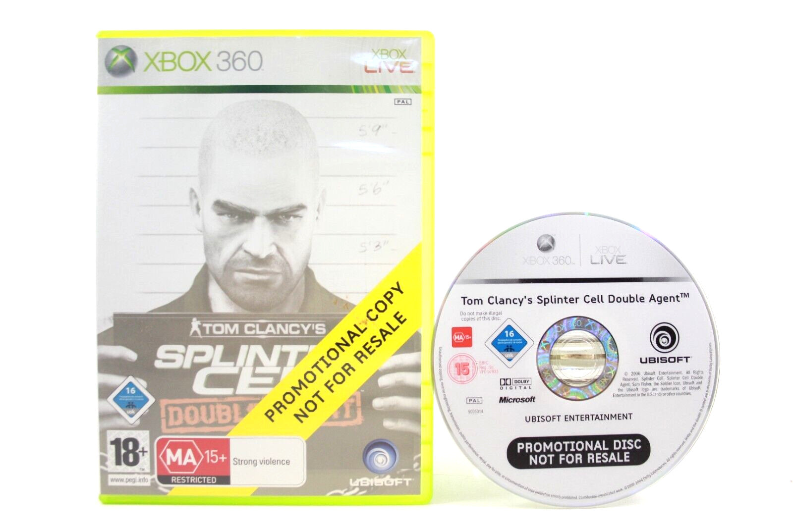 Splinter Cell Double Agent - PROMO COPY (Xbox 360) [PAL] - WITH WARRANTY