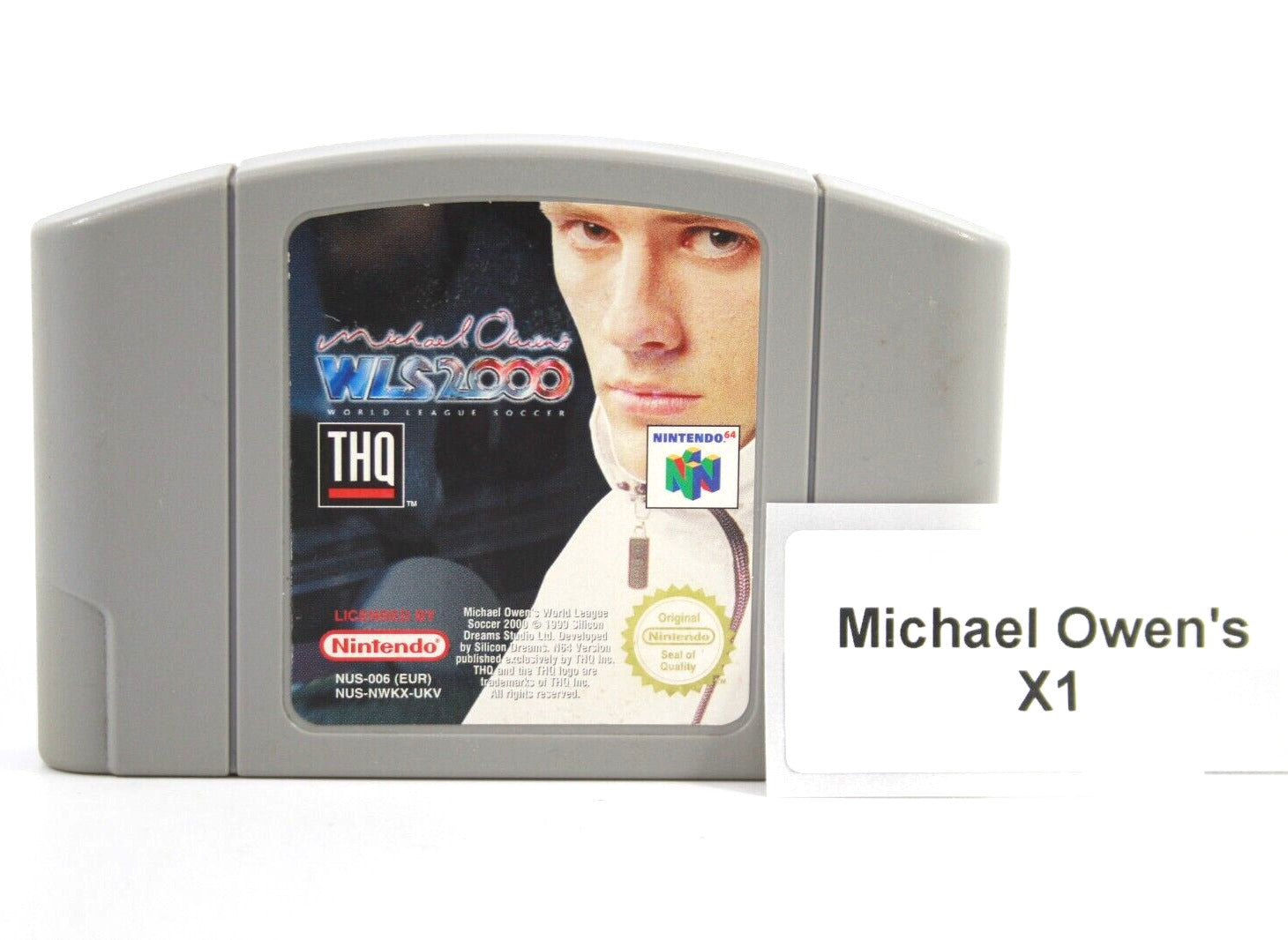 Michael Owen's WLS 2000 [CART ONLY] - Nintendo 64 (N64) [PAL] WITH WARRANTY