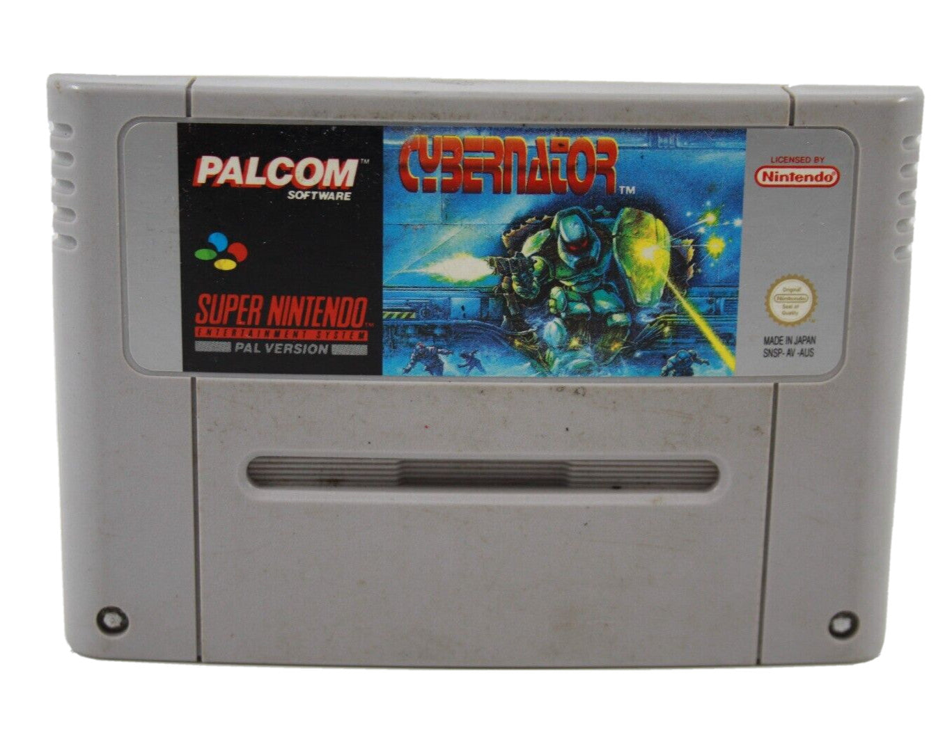 Cybernator - Super Nintendo (SNES) [PAL] WITH WARRANTY