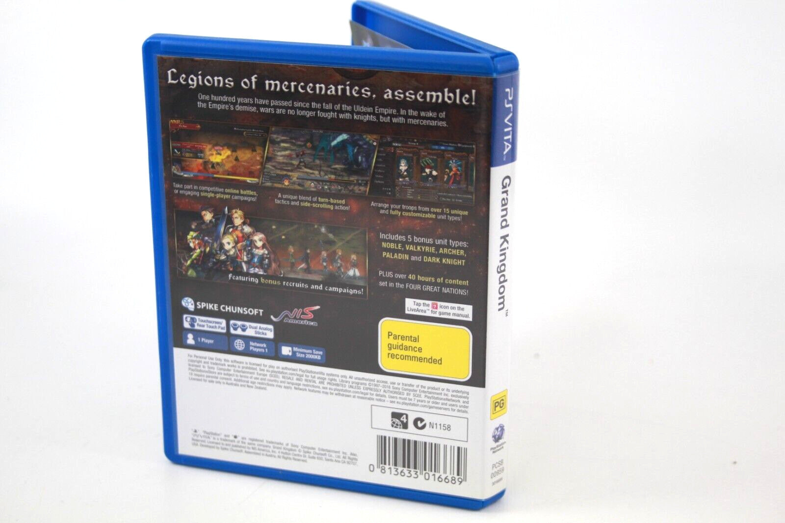 Grand Kingdom - Playstation PS Vita [PAL] - WITH WARRANTY