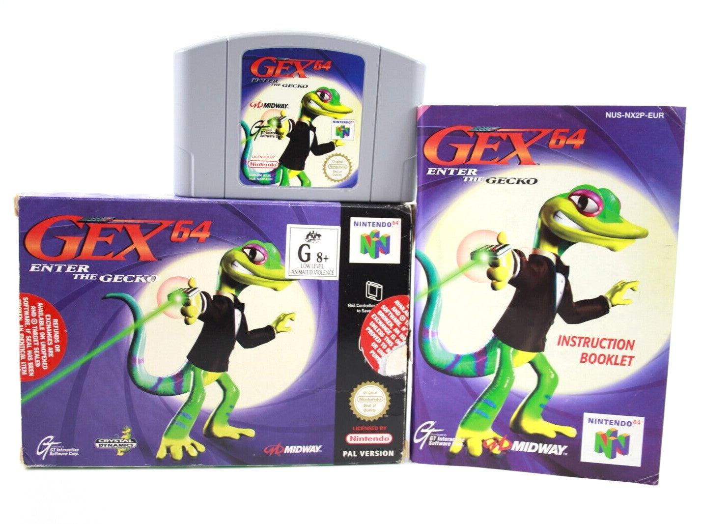 Gex: Enter the Gecko - Nintendo 64 (N64) [PAL] - WITH WARRANTY