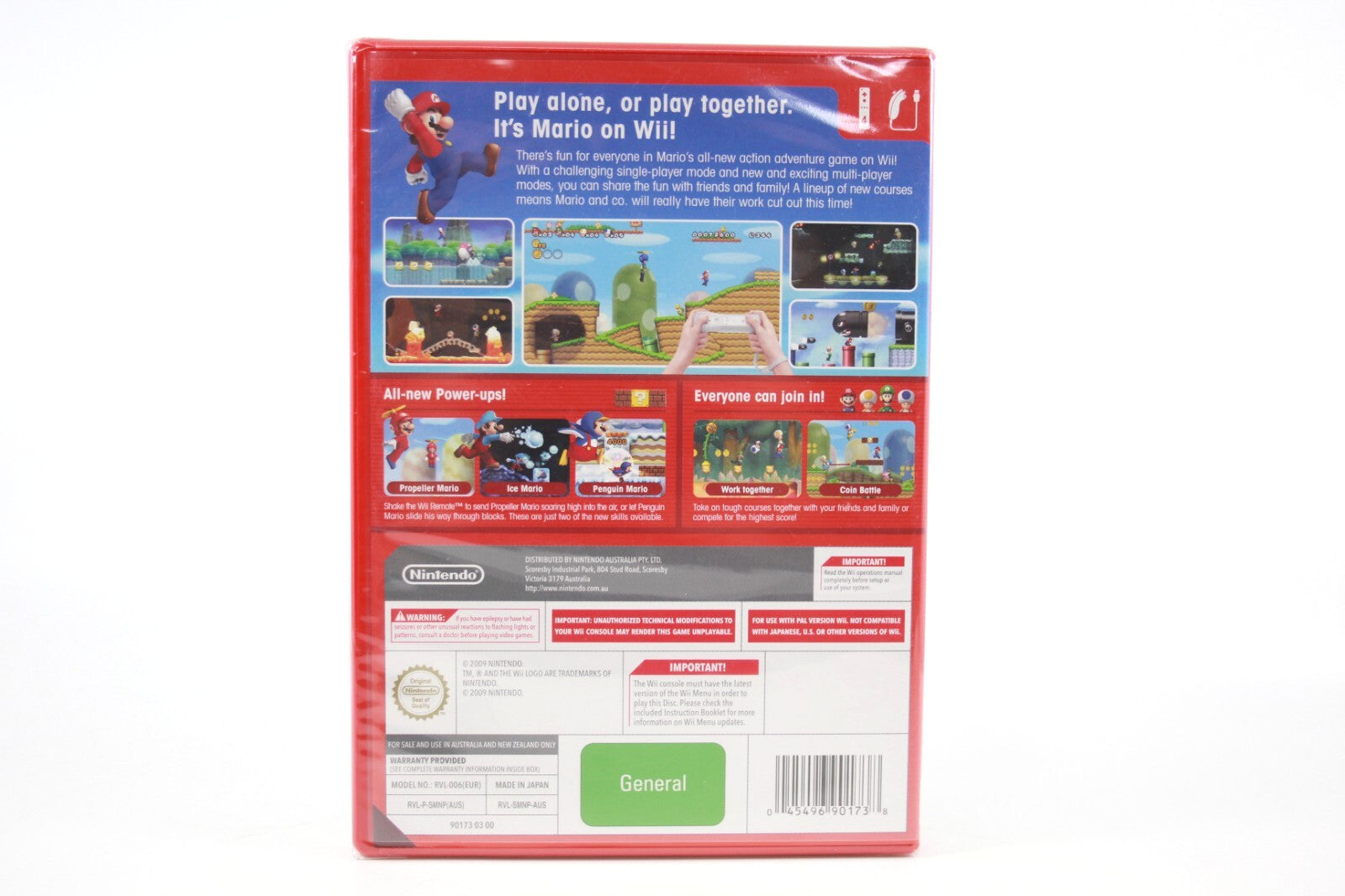 New Super Mario Bros. [BRAND NEW/SEALED] - Nintendo Wii [PAL] - WITH WARRANTY