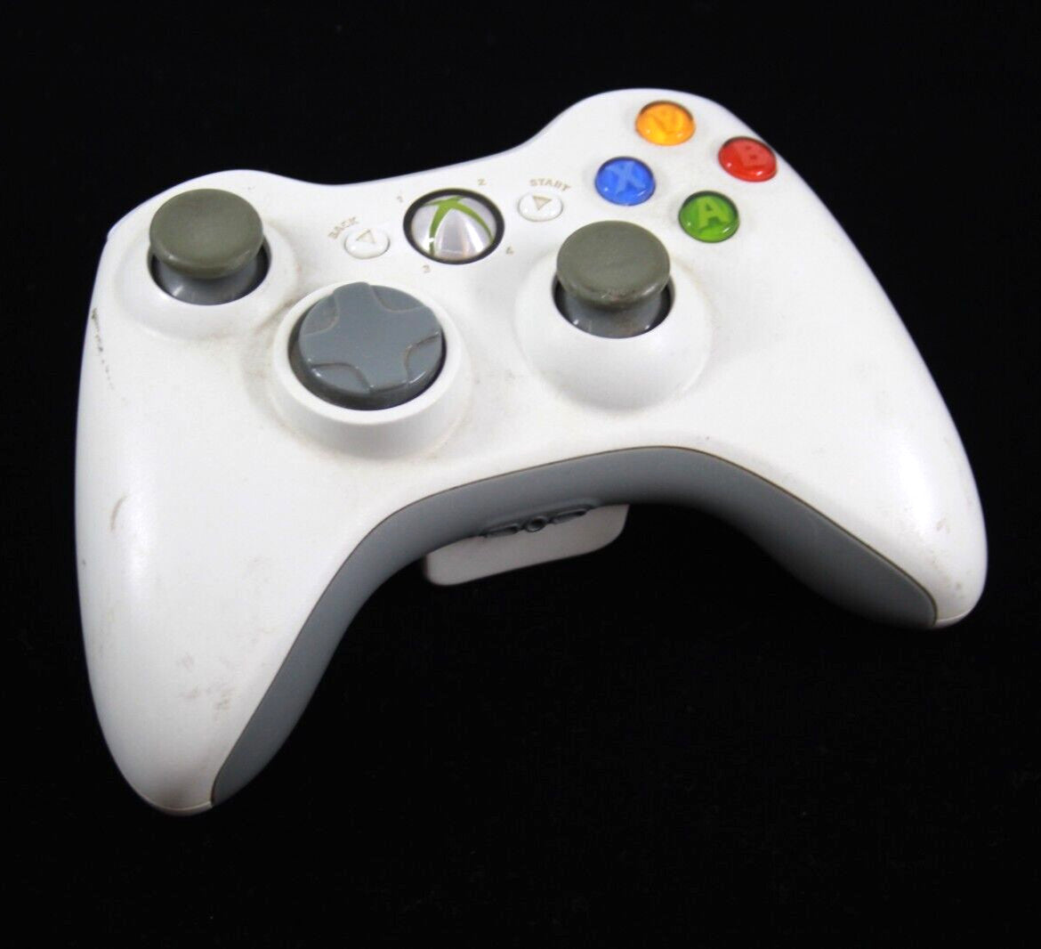 Genuine, Official Microsoft Xbox 360 Wireless Controller [White] *ACCEPTABLE*