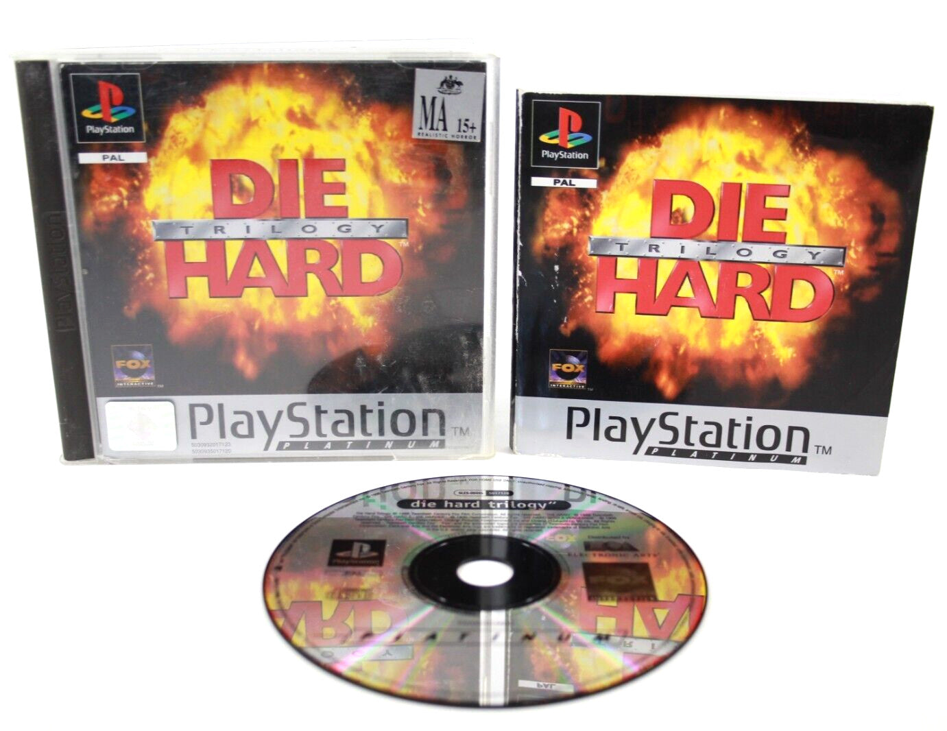 Die Hard Trilogy [Platinum] - PlayStation 1 (PS1) [PAL] - WITH WARRANTY
