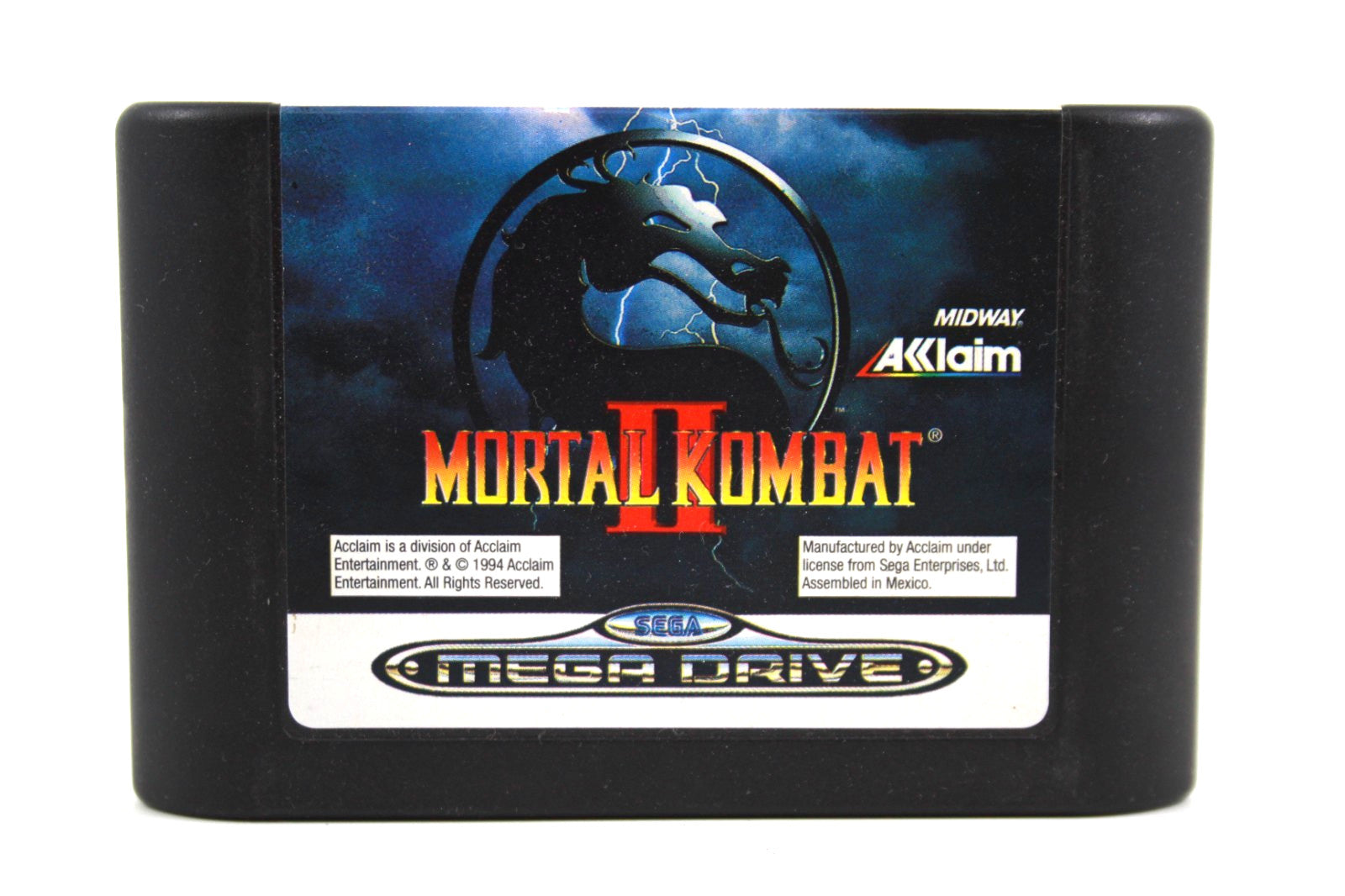 Mortal Kombat II [CART ONLY] - SEGA Mega Drive [PAL] - WITH WARRANTY