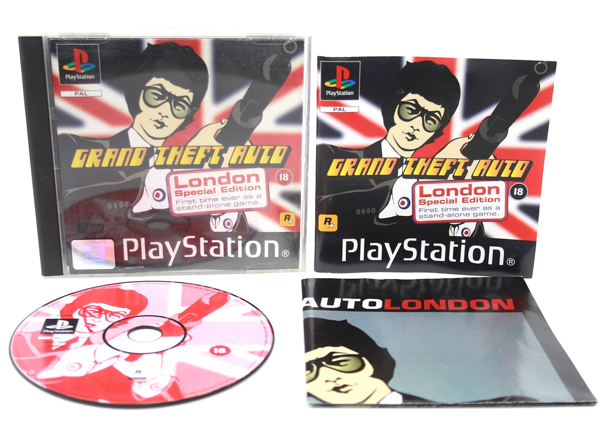 **MINT DISC** Grand Theft Auto: London Special Edition (PS1) [PAL] [Black Label]