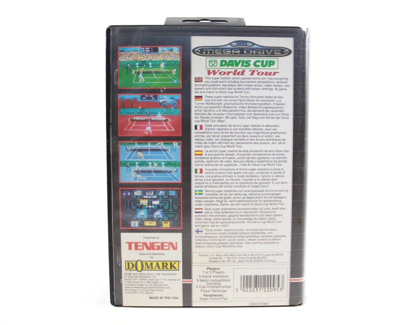 Davis Cup World Tour - SEGA Mega Drive [PAL] - WITH WARRANTY