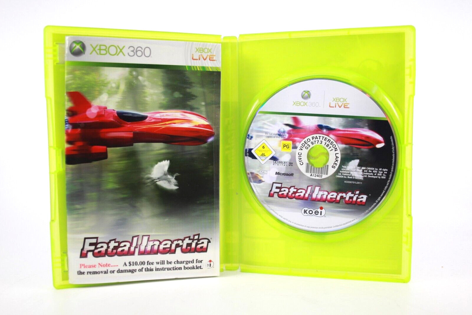 Fatal Inertia - Xbox 360 [PAL] - WITH WARRANTY