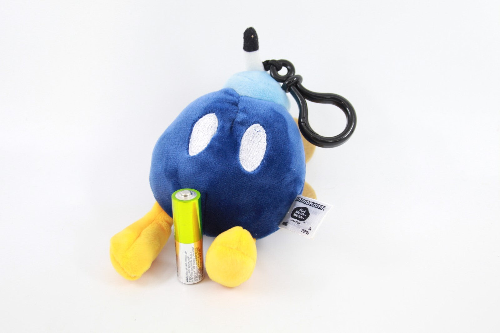 Mario Kart Bomb-omb keychain keyring plush Club Mocchi-mocchi TOMY