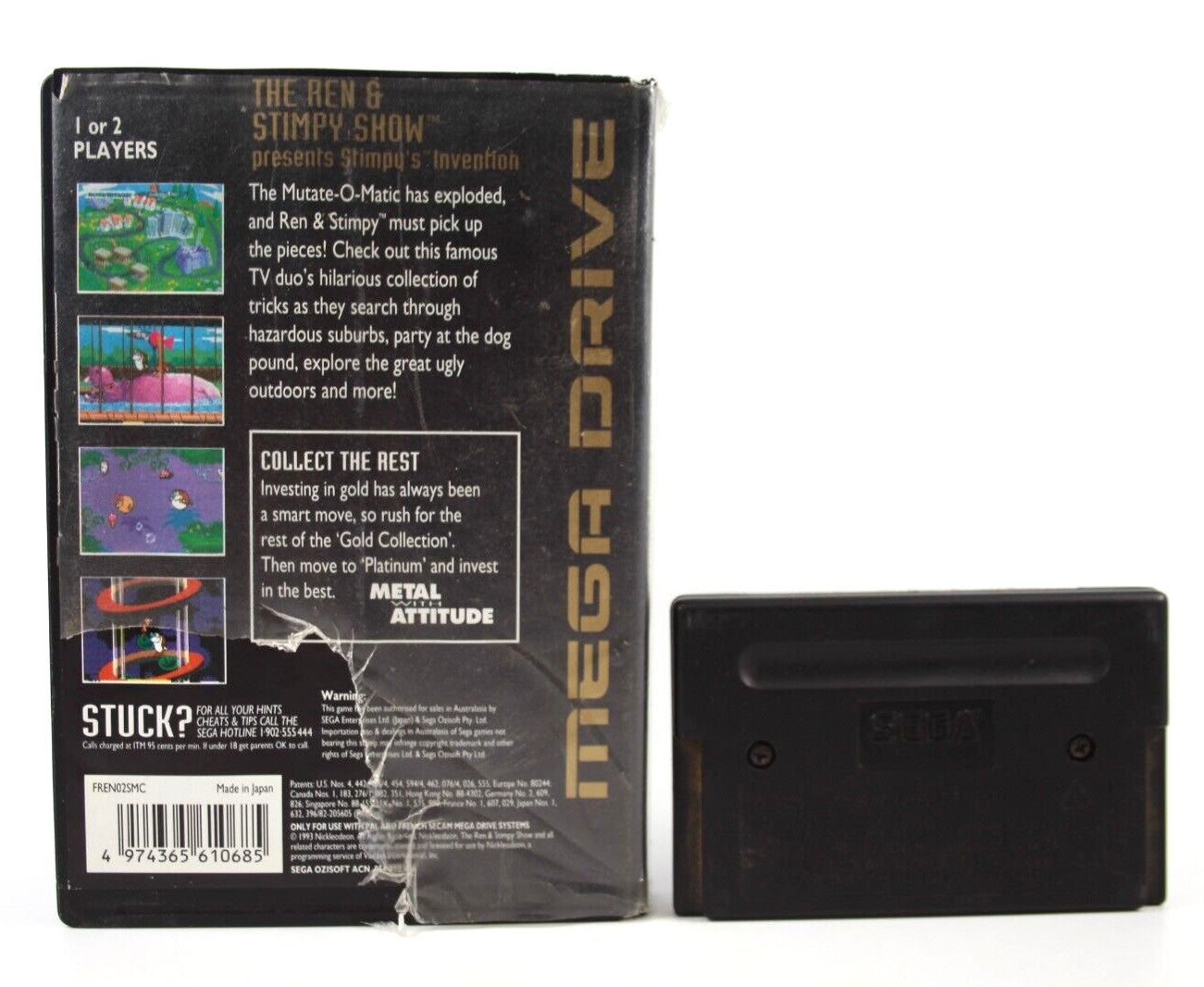 The Ren and Stimpy Show Presents Stimpy's Invention - SEGA Mega Drive [PAL]