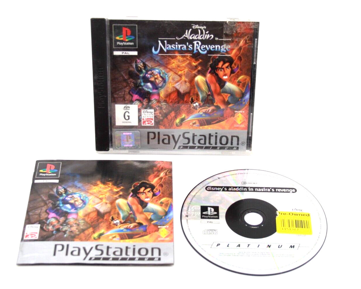 Disney's Aladdin in Nasira's Revenge - Platinum (PS1) [PAL] - Disneys Nasiras