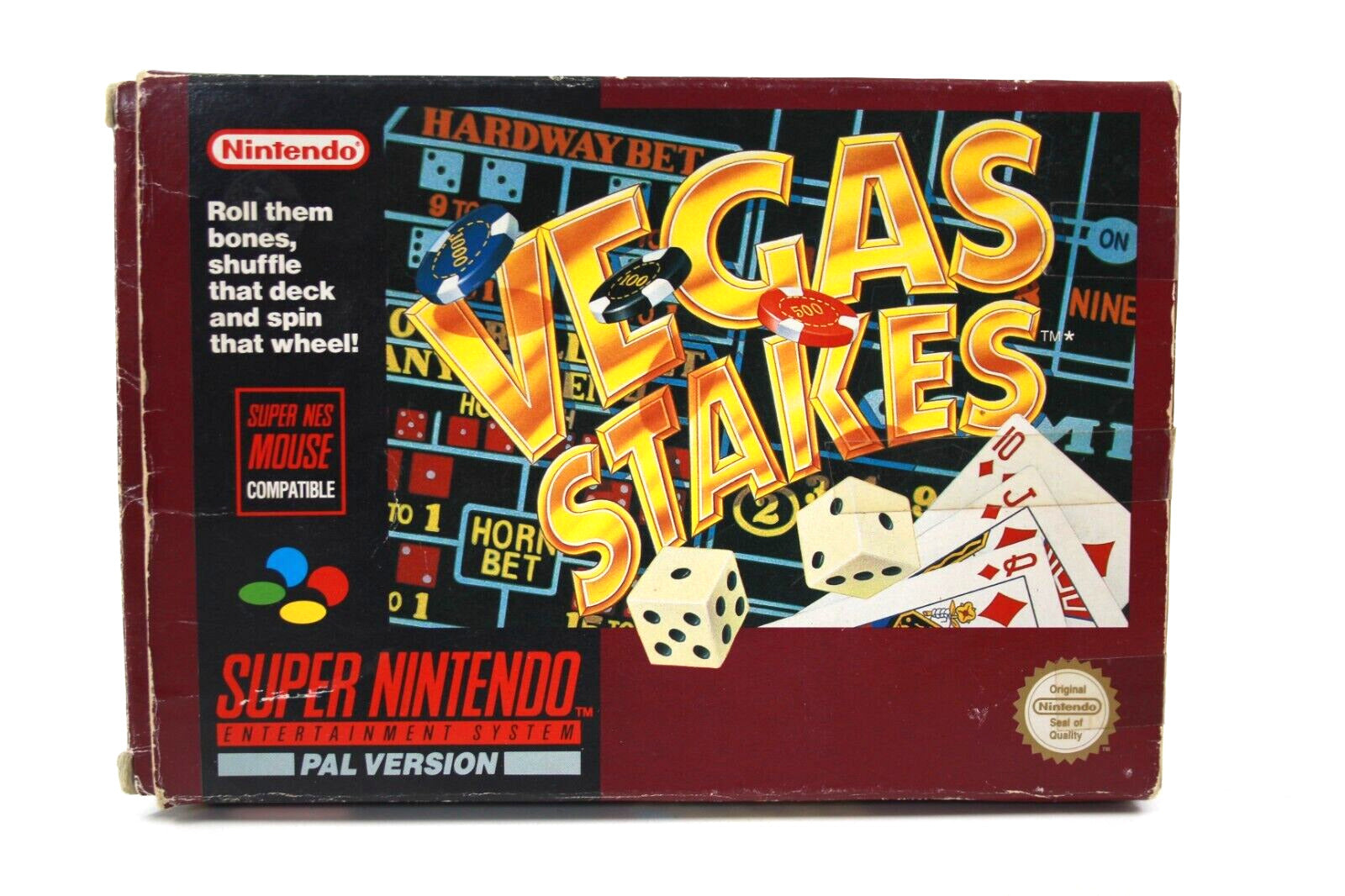 Vegas Stakes - Super Nintendo (SNES) [PAL] - WITH WARRANTY