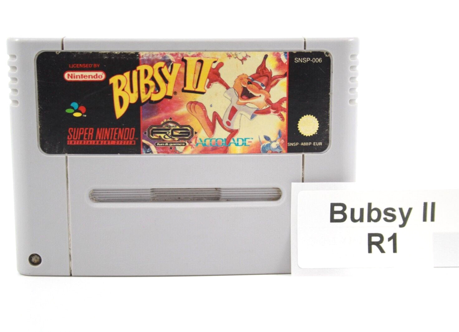 Bubsy II [CART ONLY] - Super Nintendo (SNES) [PAL] - WITH WARRANTY