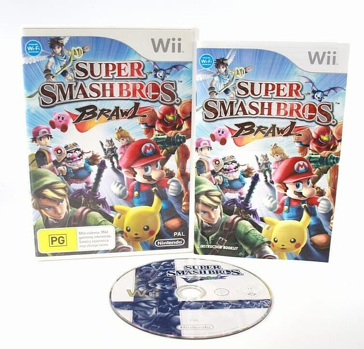 Super Smash Bros. Brawl (Nintendo Wii) [PAL] - WITH WARRANTY - Bros