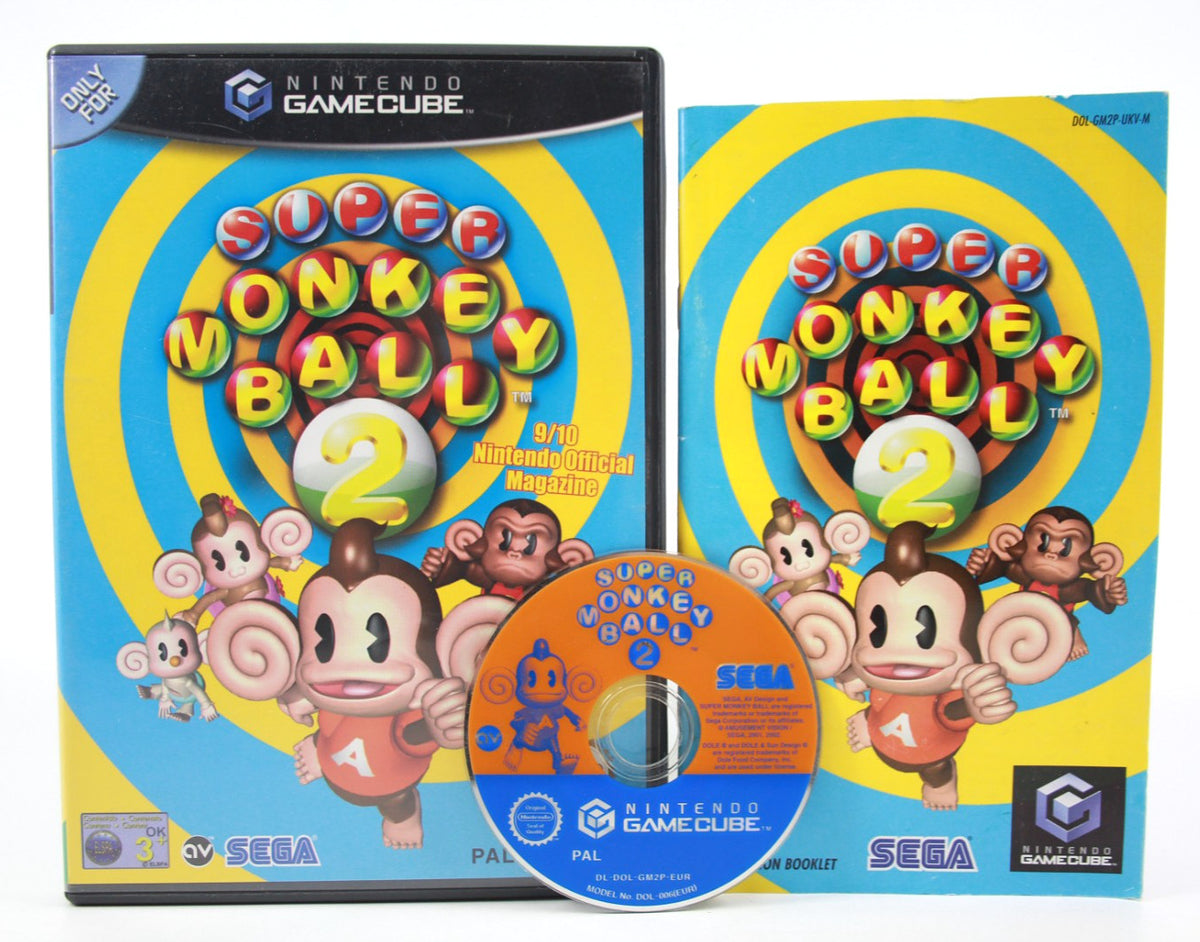 **MINT DISC** Super Monkey Ball 2 (GameCube) [PAL] - WITH WARRANTY