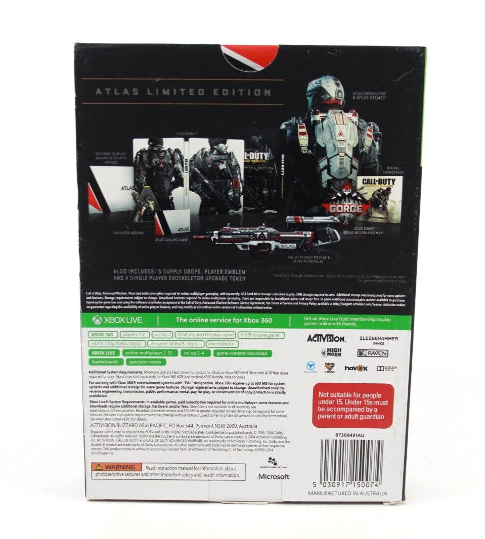 Call of Duty: Advanced Warfare Atlas Limited Edition - Microsoft Xbox 360 [PAL]