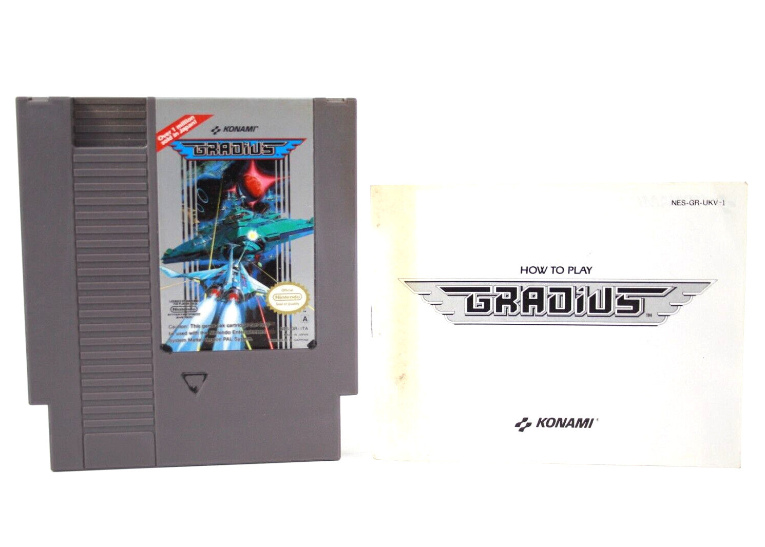 Gradius + Manual - Nintendo Entertainment System (NES) [PAL] - WITH WARRANTY