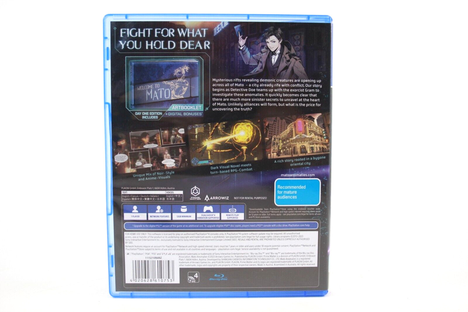 Mato Anomalies Day One Edition - PlayStation 4 (PS4) [PAL] - WITH WARRANTY