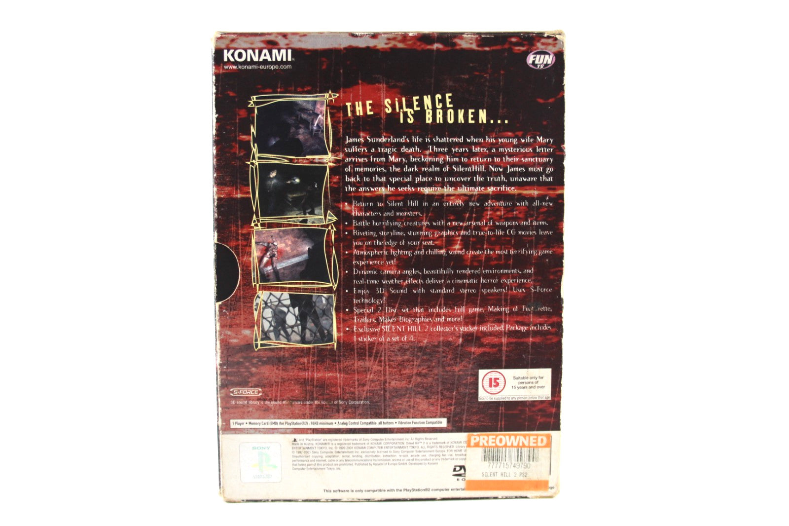 Silent Hill 2 (Special 2 Disc Set) - PlayStation 2 (PS2) [PAL] - WITH WARRANTY