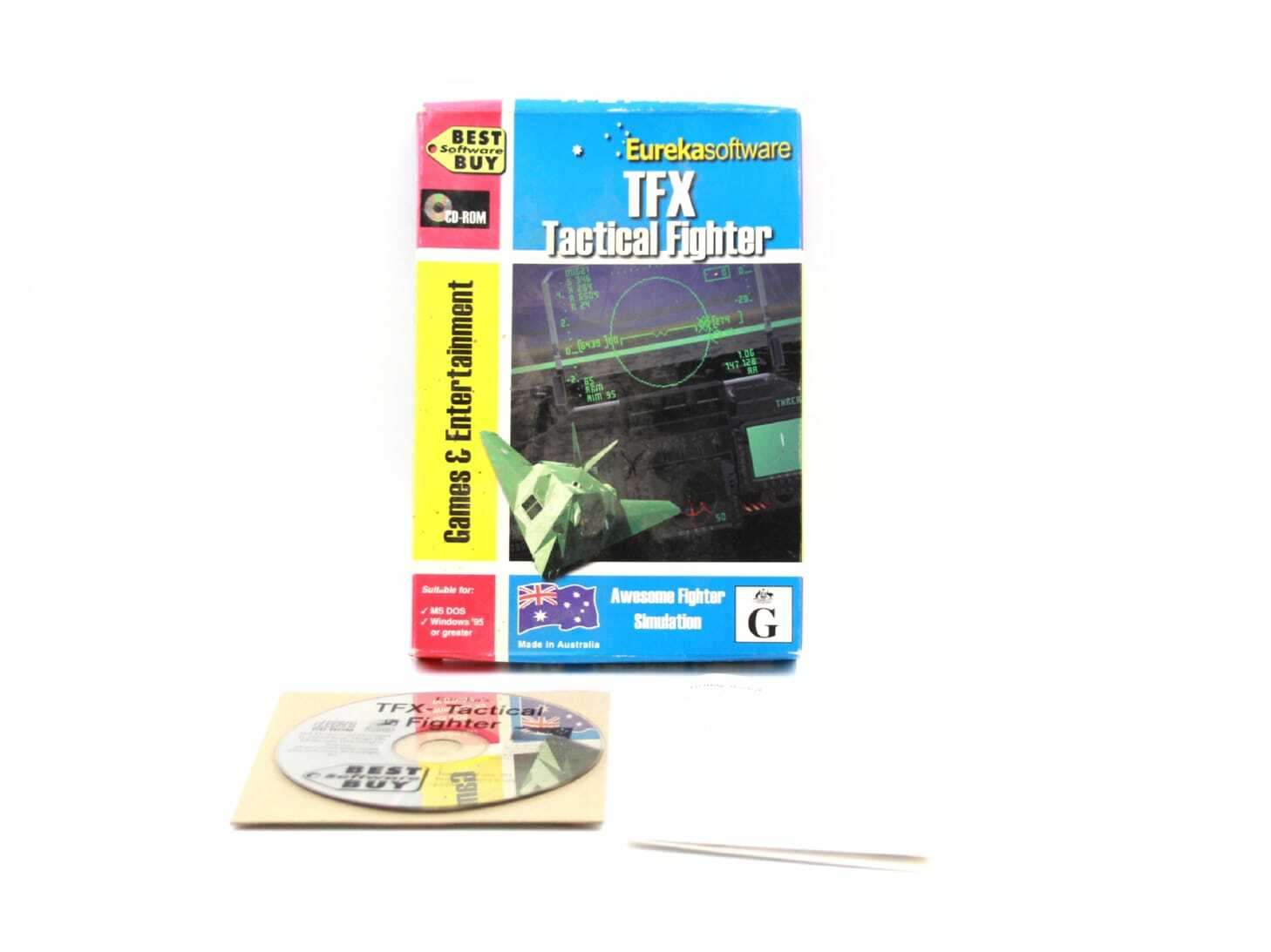TFX Tactical Fighter (EurekaSoftware) game for MS-DOS and Windows 95