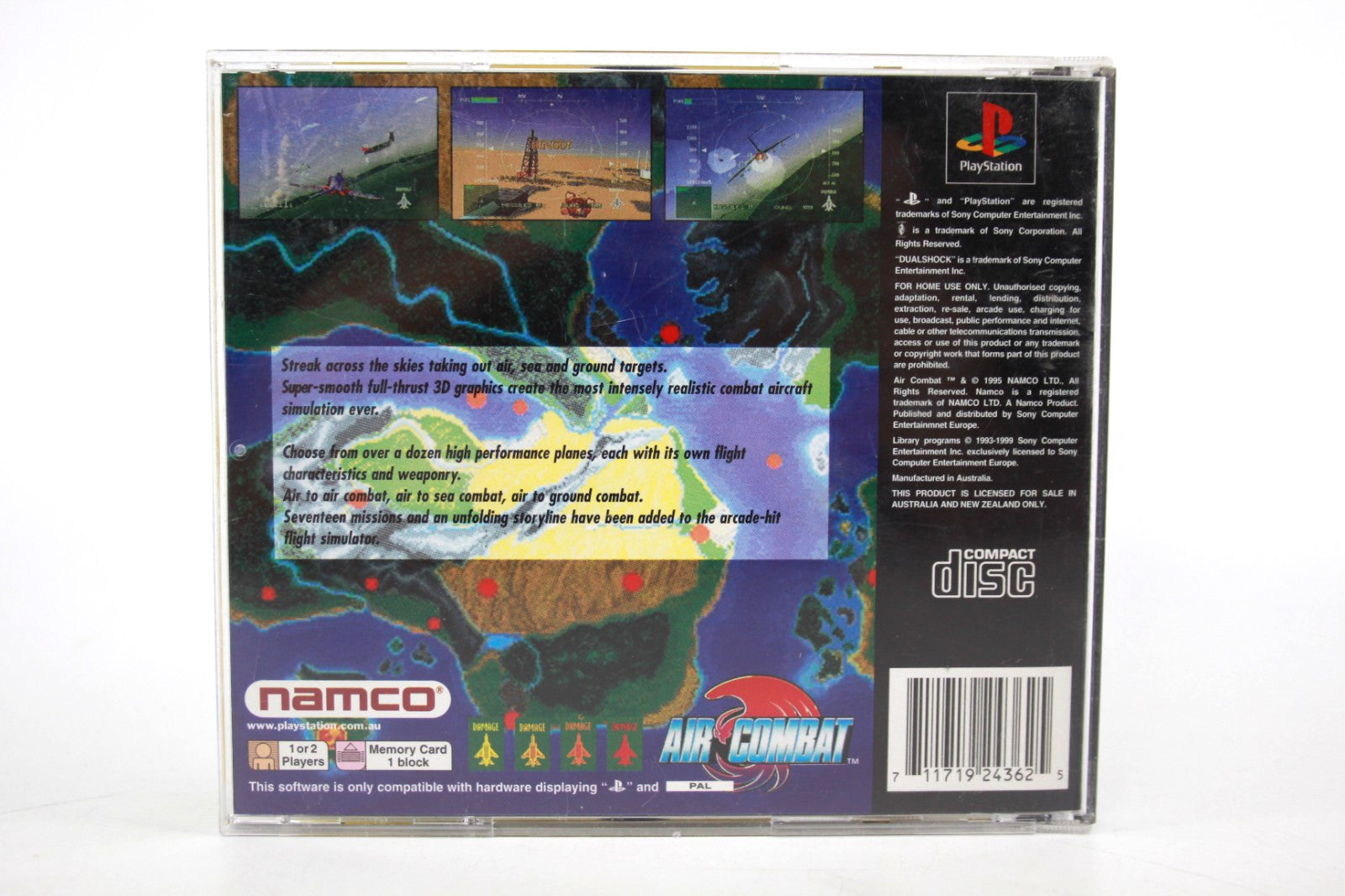Air Combat - PlayStation 1 (PS1) [PAL] - WITH WARRANTY