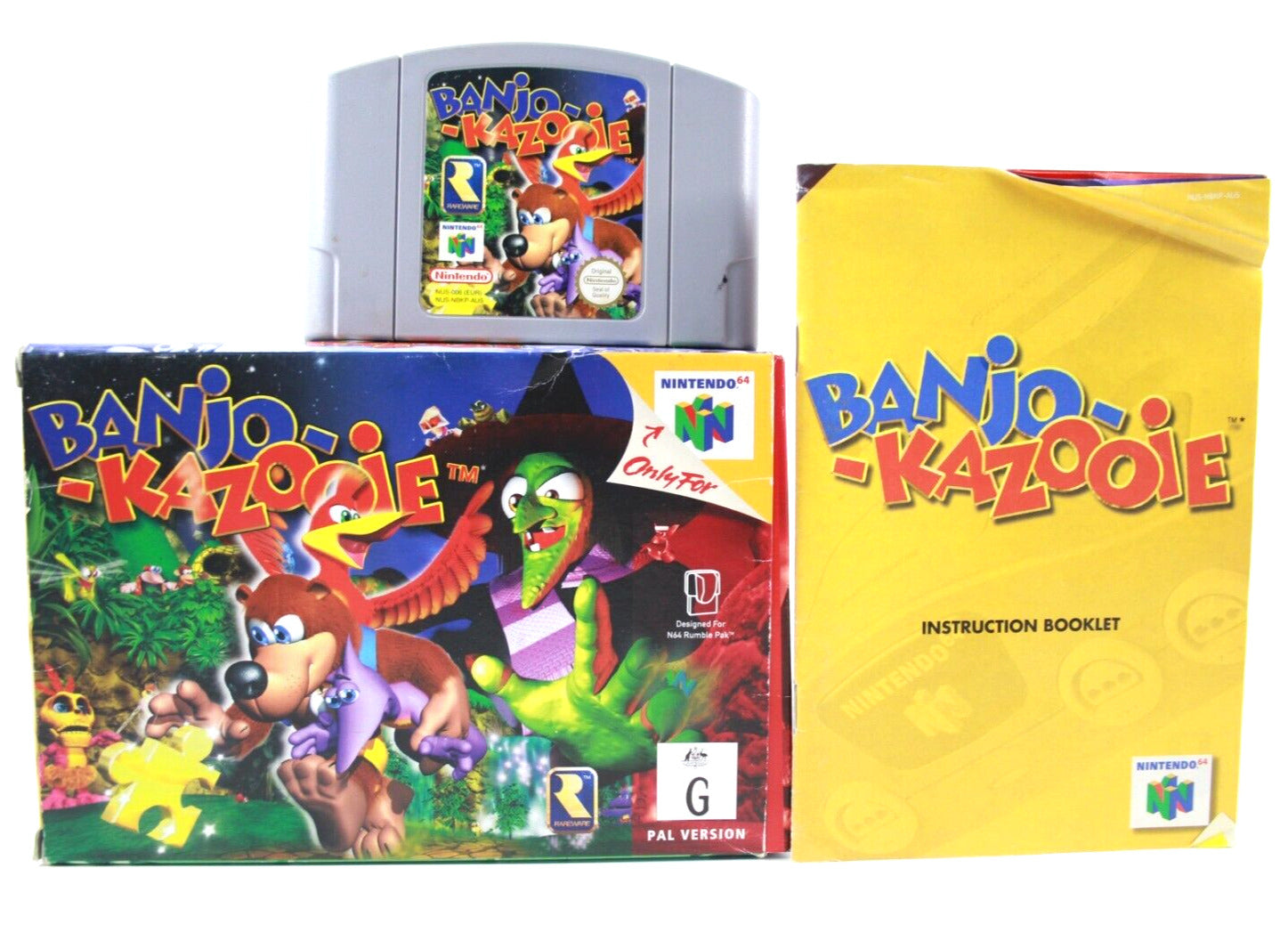 Banjo Kazooie - Nintendo 64 (N64) [PAL] - WITH WARRANTY