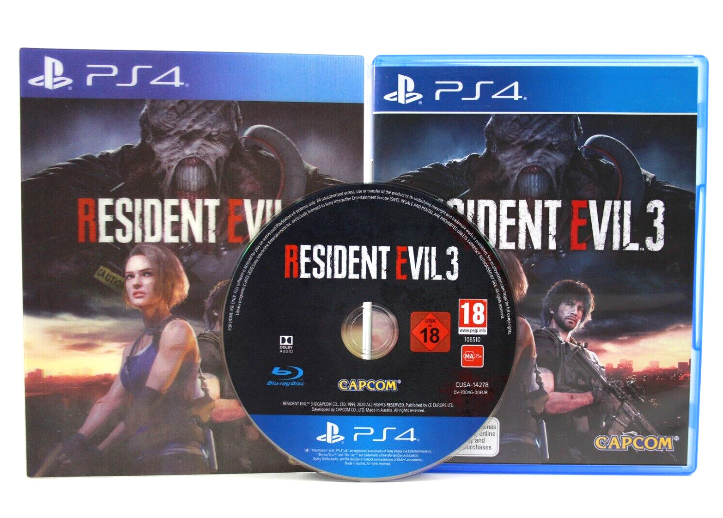 Resident Evil 3 [Lenticular Cover] - PlayStation 4 (PS4) [PAL] - WITH WARRANTY