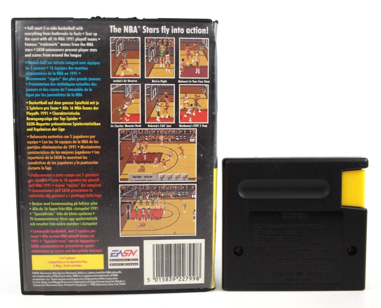 Bulls vs Lakers and the NBA Playoffs - SEGA Mega Drive [PAL] - WITH WARRANTY