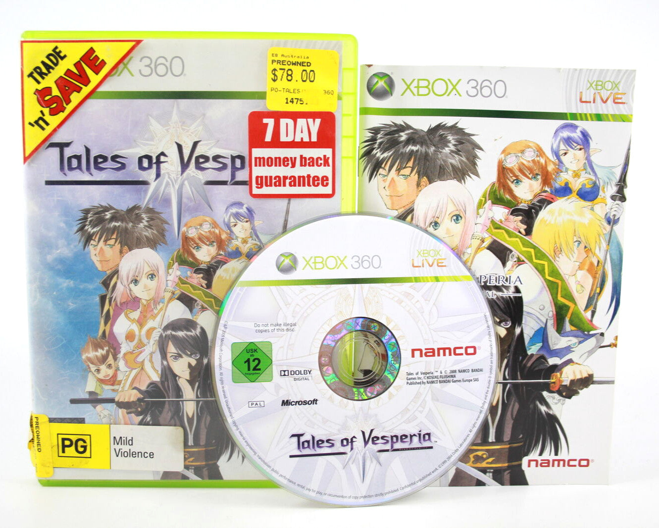 Tales of Vesperia (Xbox 360) [PAL] - WITH WARRANTY