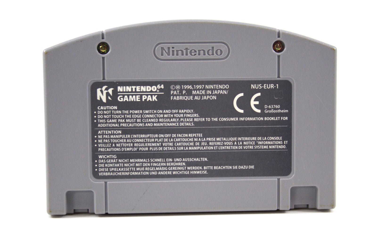 F-1 World Grand Prix - Nintendo 64 (N64) [PAL] - WITH WARRANTY