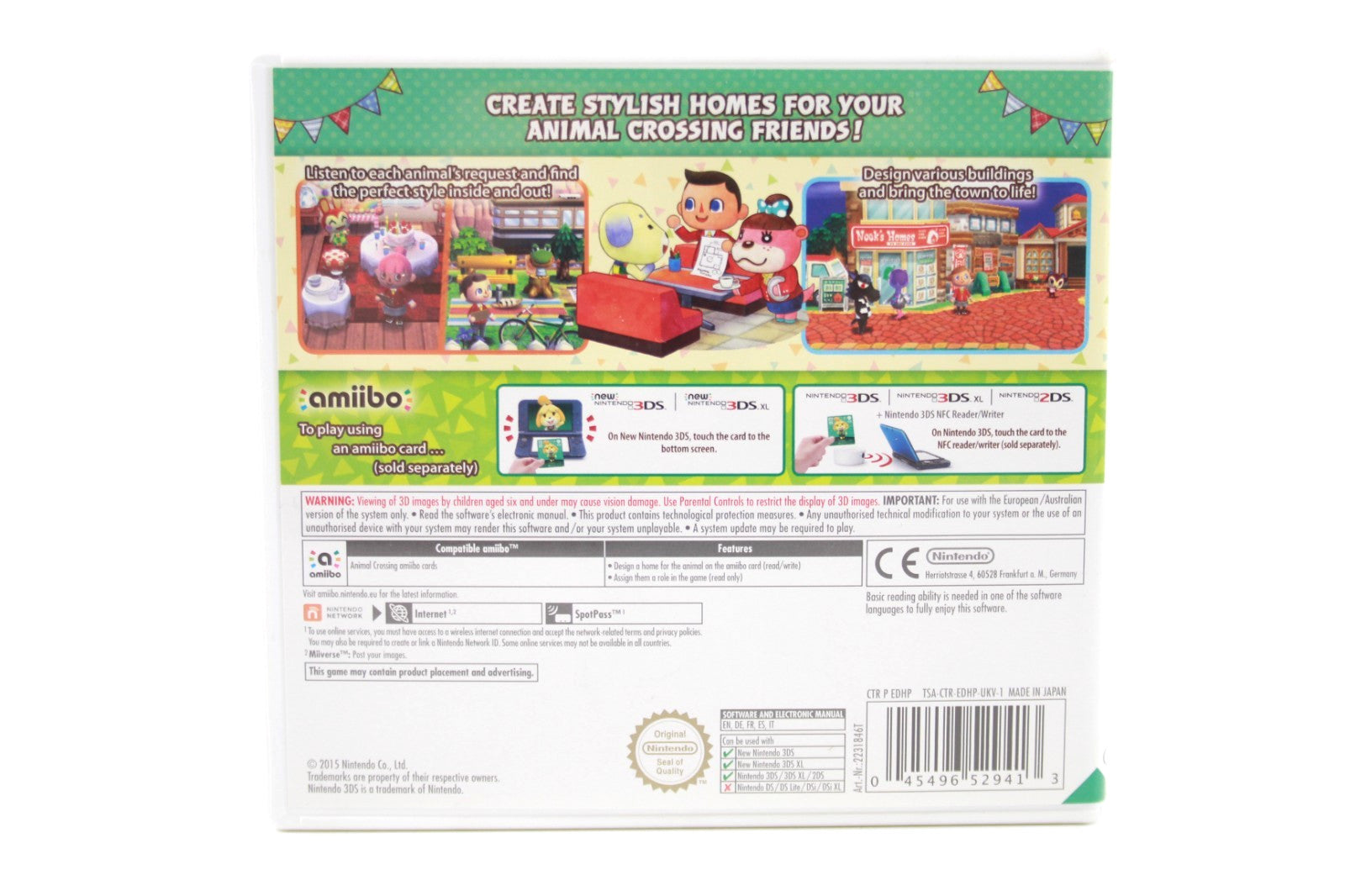 Animal Crossing Happy Home Designer - Nintendo 3DS [PAL] - WITH WARRANTY