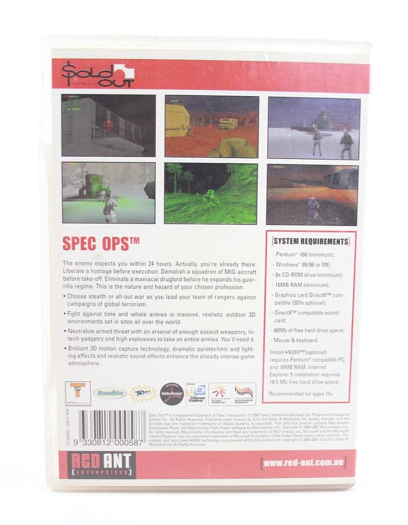 Spec Ops: Ranger Assault - PC CD ROM [PAL] - WITH WARRANTY