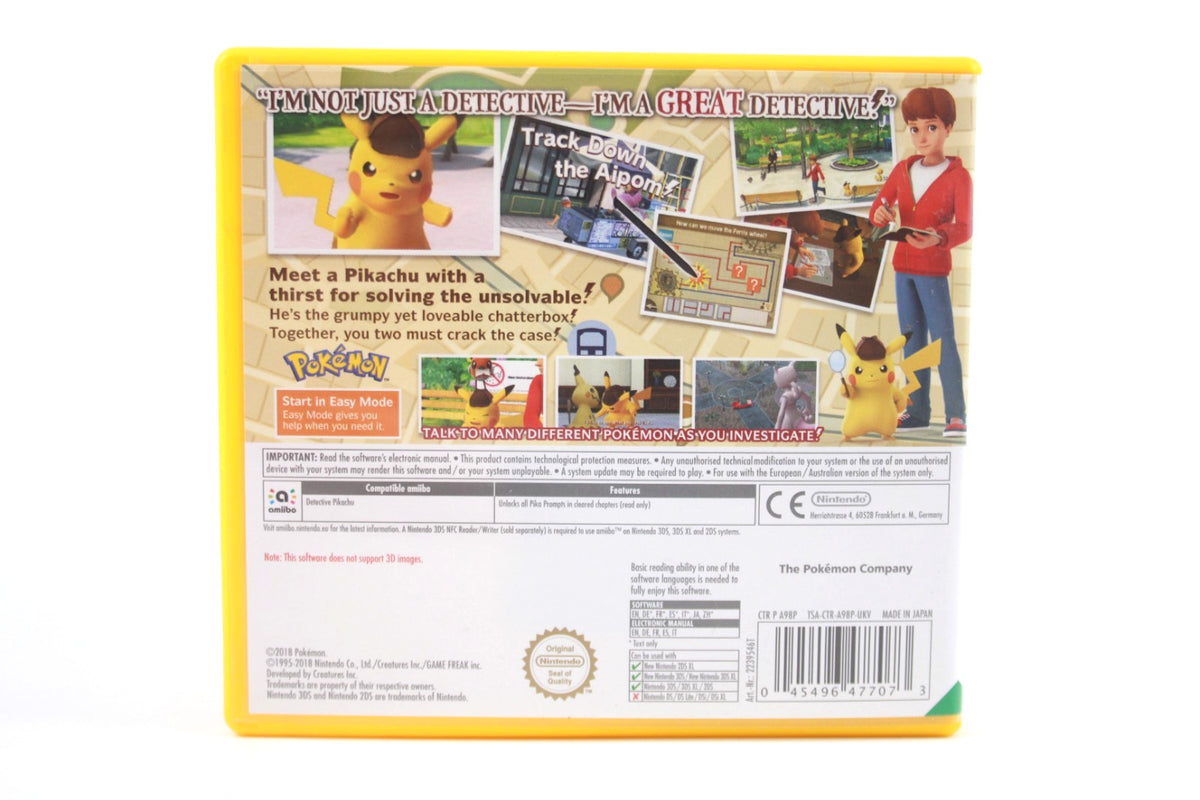 **GENUINE** Detective Pikachu (3DS) [PAL] - WITH WARRANTY