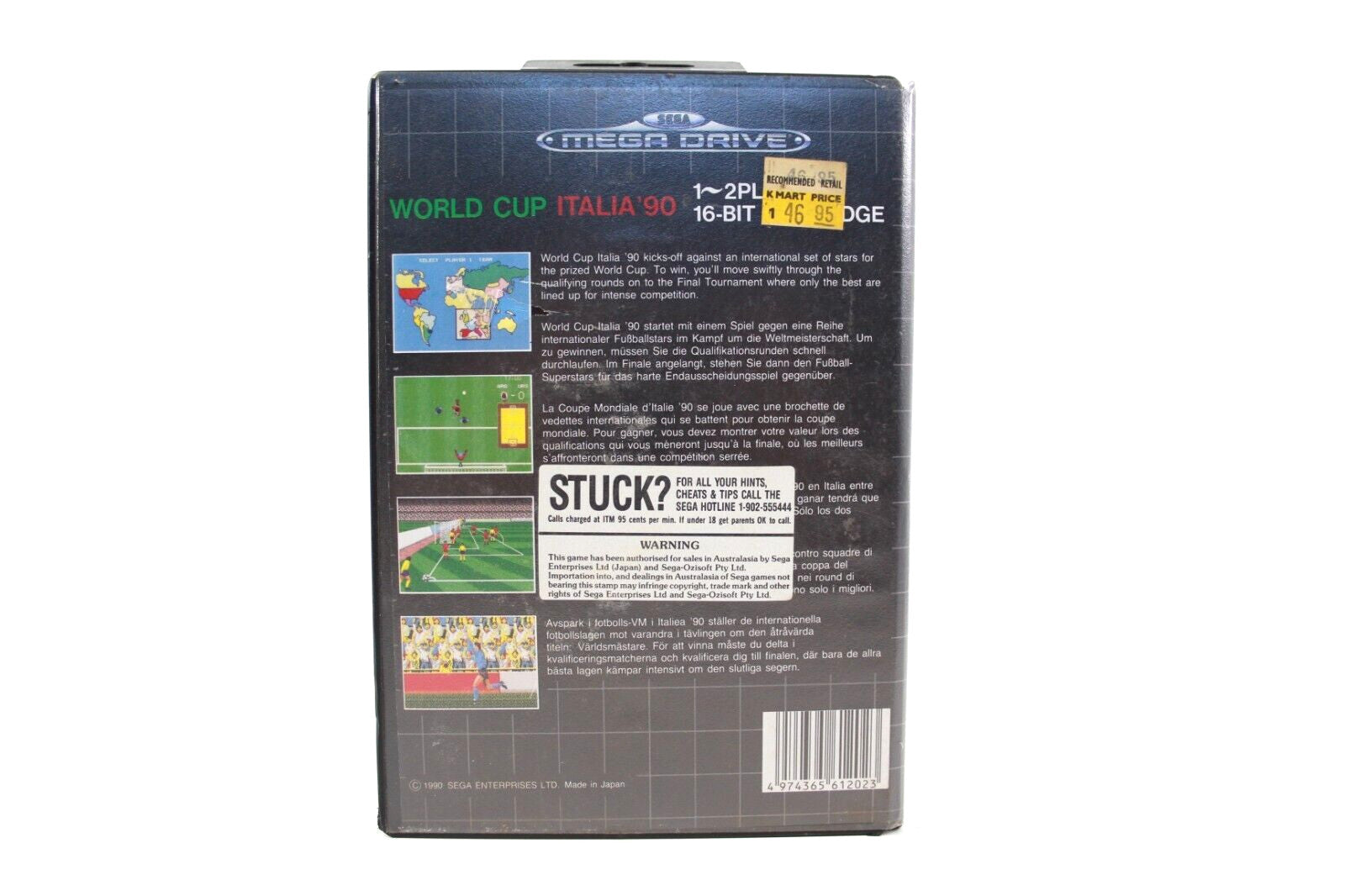 World Cup Italia 90 - SEGA Mega Drive [PAL] - WITH WARRANTY