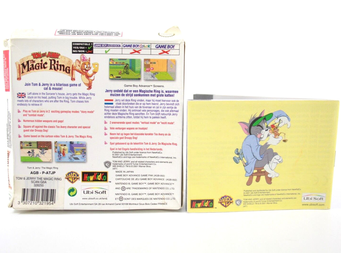 Tom and Jerry The Magic Ring [BOX/MANUAL ONLY] - Nintendo Game Boy Advance [PAL]