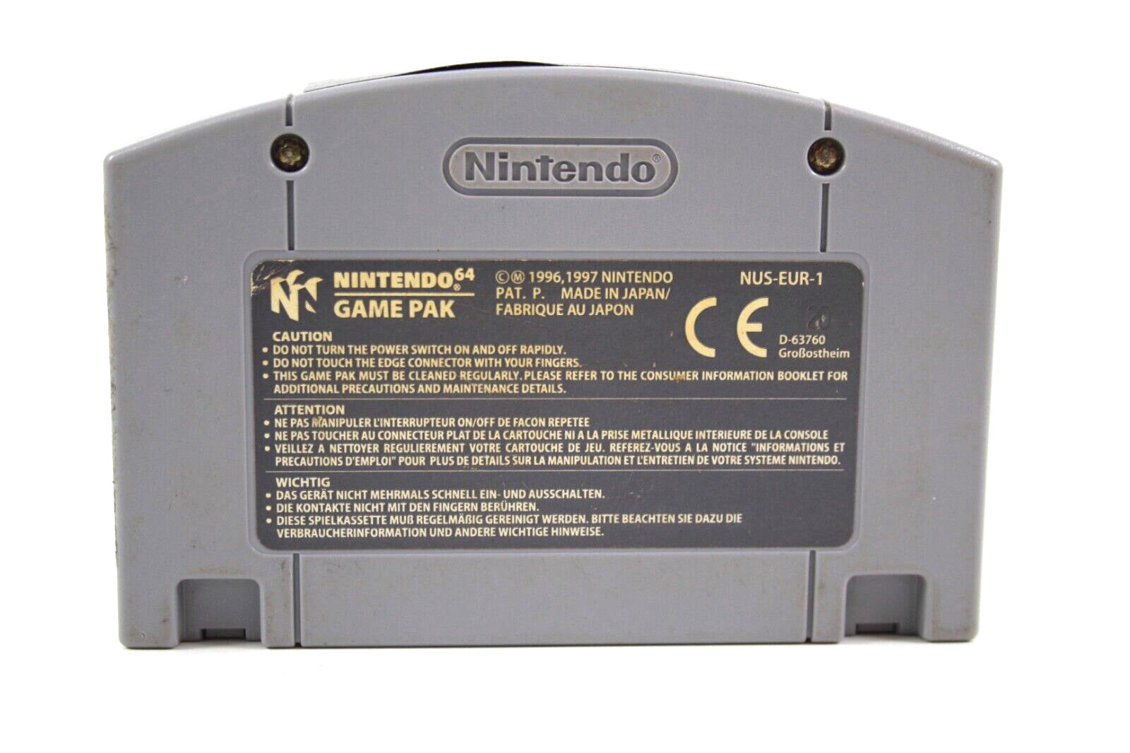 WCW vs. nWo: World Tour [CART ONLY] - Nintendo 64 (N64) [PAL] WITH WARRANTY