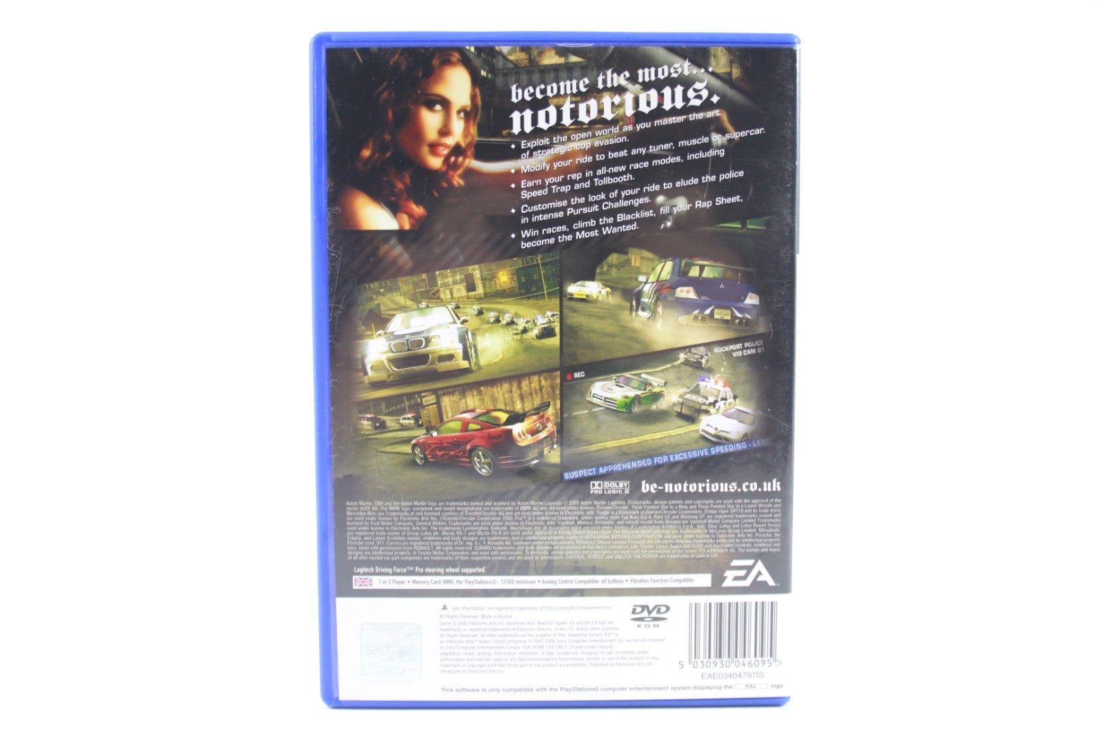 Need For Speed Most Wanted - PlayStation 2 (PS2) [PAL] - WITH WARRANTY