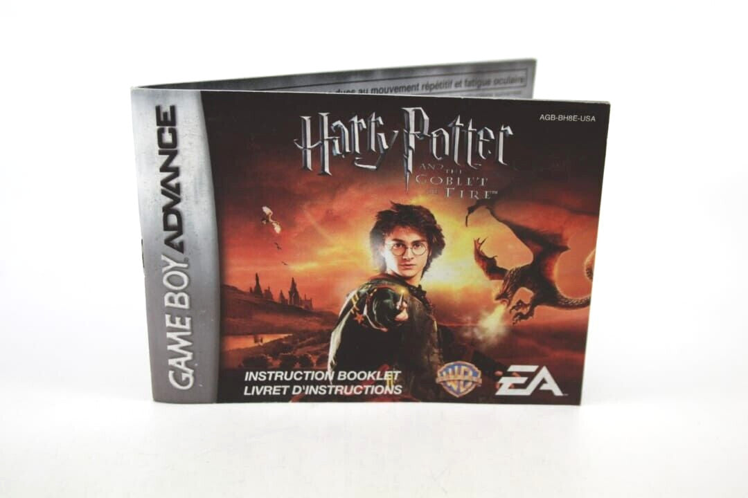 Harry Potter & Goblet of Fire - Nintendo Game Boy Advance (GBA) **MANUAL ONLY**
