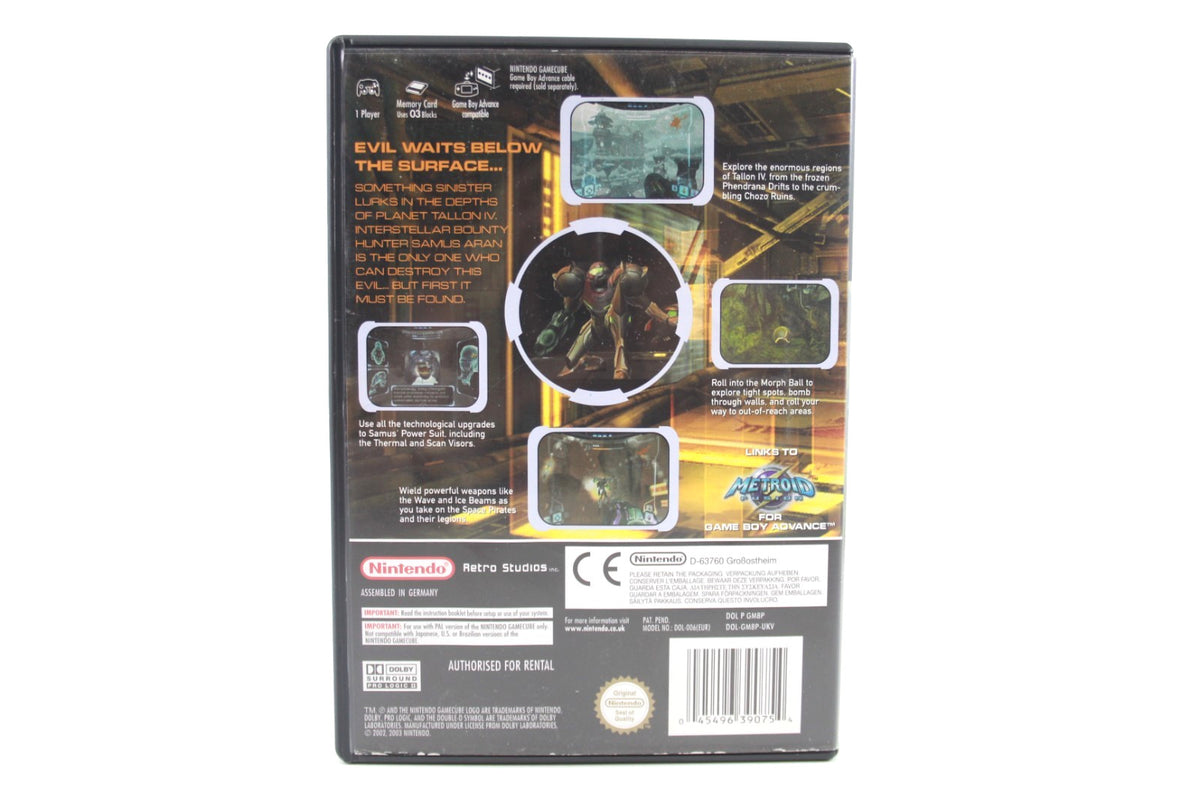Metroid Prime [AUTHORISED FOR RENTAL COPY] - Nintendo GameCube [PAL] - WARRANTY