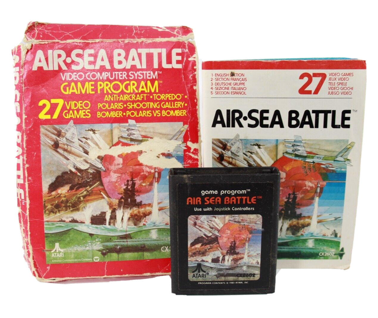 Air-Sea Battle - Atari 2600 - WITH WARRANTY